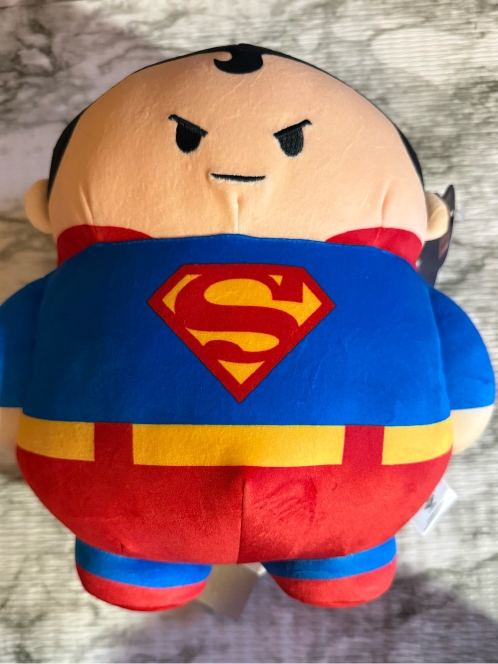 NWT  FAO Schwarz 10" Superman Blob Plush Ultra Soft